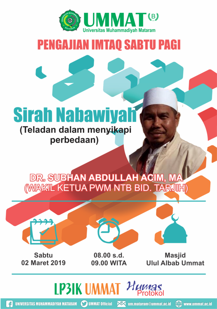 Kajian Imtaq Sabtu Pagi